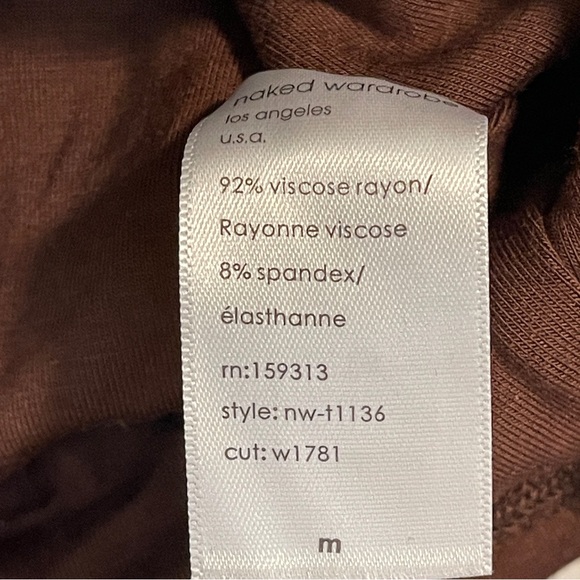 Naked Wardrobe Brown Croptop M - Picture 5 of 5